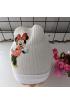 0-6 AY MİNNİE MOUSE FİTİLLİ PENYE ŞAPKA - BEYAZ