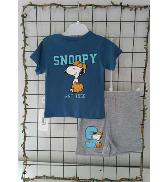 PRETTY SNOPPY TİRİL TİRİL PENYE ŞORTLU TAKIM/ LACİVERT