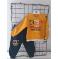 Nazar üç iplik kışlık bebe takım çeşitleri / SARI SK8 YAZILI