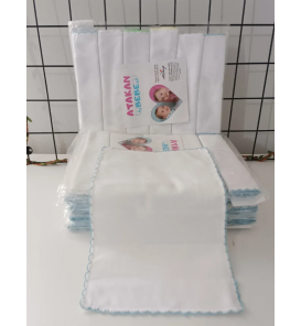 ATAKAN 6LI ÇİFT KATLI KENARI TIĞLI PENYE BEBE MENDİLİ