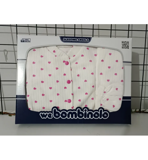 KAMPANYALI KUTULU BOMBİNOLO BEŞLİ PENYE ZIBIN SETLER / MİNİ KALPLİ PEMBE