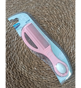 BABY TİME TEK ÇINGIRAKLI BEBE TARAK / PEMBE