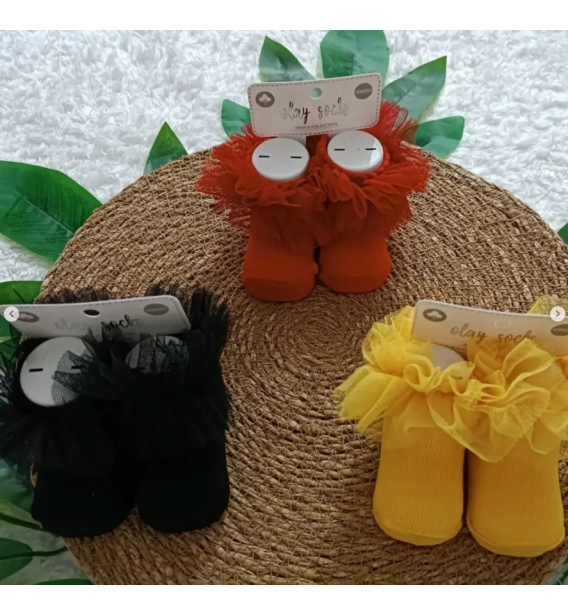 0-1 YAŞ UYUMLU KOKOŞ PENYE BEBE ÇORAP / RENK SEÇİNİZ