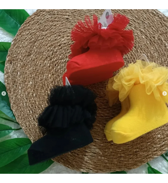 0-1 YAŞ UYUMLU KOKOŞ PENYE BEBE ÇORAP / RENK SEÇİNİZ