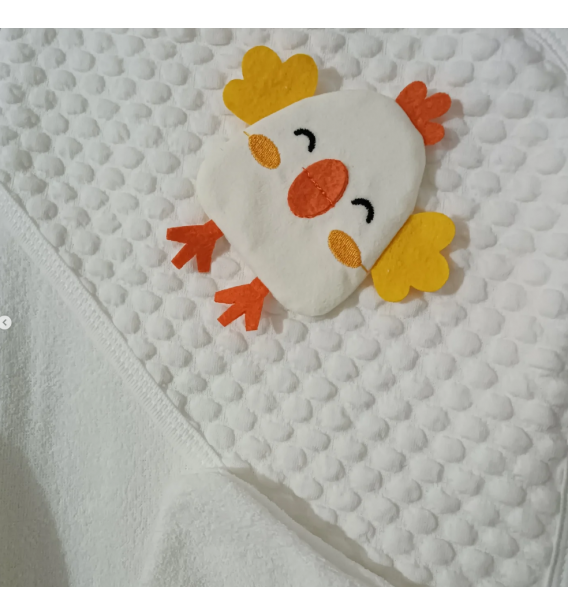 CONCON TAVUKLU BEBE BORNOZ TAKIMI