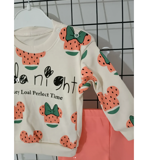 BEBECOCUKREYONU KAMPANYALI TAKIMLAR SERİSİ BEBE TAKIM / PUDRA MİCKEY NİGHT