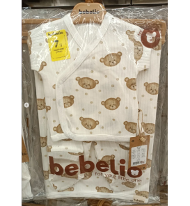 BEBELİO BATTANİYELİ 7Lİ ORGANİK FİTİLLİ PENYE KUMAŞ HASTANE ÇIKIŞI ÇEŞİTLERİ/ AYICIK KAFALAR