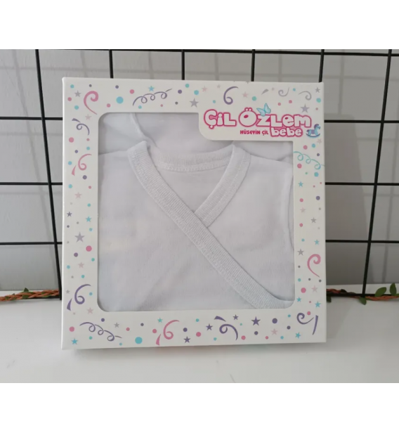 YENİDOĞAN ORGANİK %100 PAMUK 5Lİ İÇ DIŞ ZIBIN SET - HASTANE İÇİN