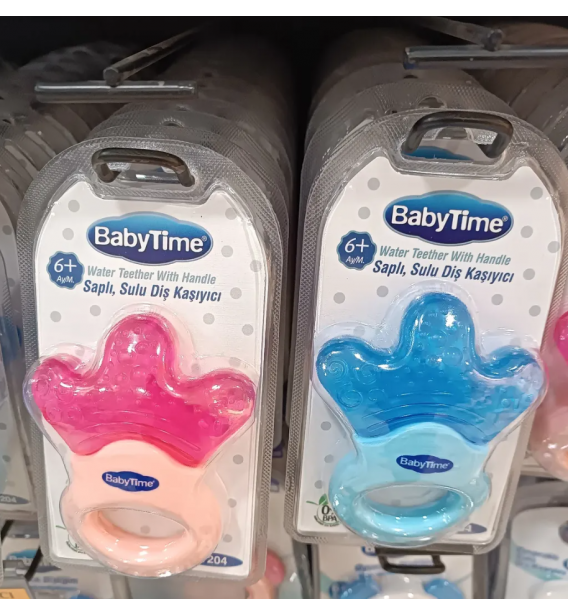 BABY TİME YILDIZ ELCİK SULU DİŞ KAŞIYICI / RENK SEÇİNİZ