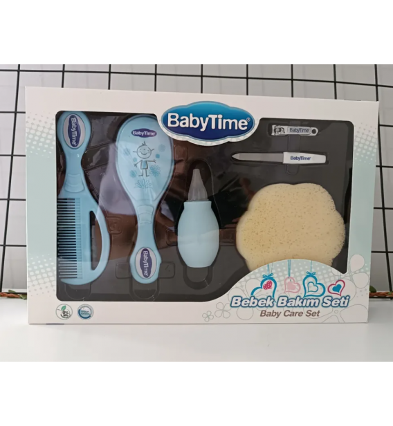 BABYTİME ALTILI BEBEK BAKIM SETİ / RENK SEÇİNİZ