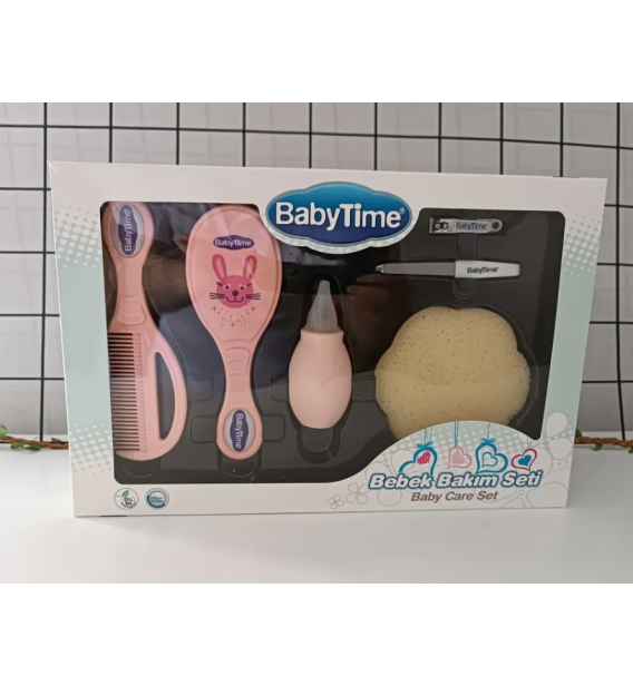 BABYTİME ALTILI BEBEK BAKIM SETİ / RENK SEÇİNİZ