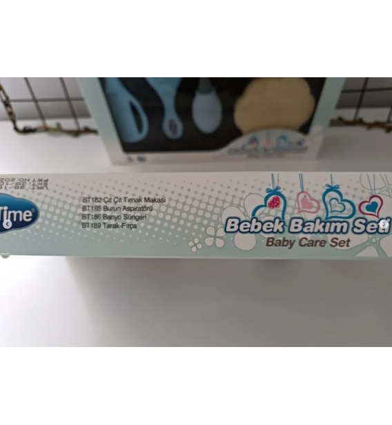 BABYTİME ALTILI BEBEK BAKIM SETİ / RENK SEÇİNİZ
