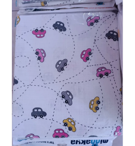 80*90 CM TEK KAT MÜSLİN KUNDAK ÇEŞİTLERİ / ARABA DESEN