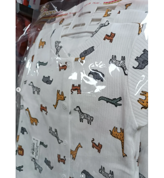 KAMPANYALI PENYE KUMAŞ YUMUŞACIK ÖNDEN ÇITÇITLI BEBE TULUM ÇEŞİTLERİ / ANİMALS DESEN