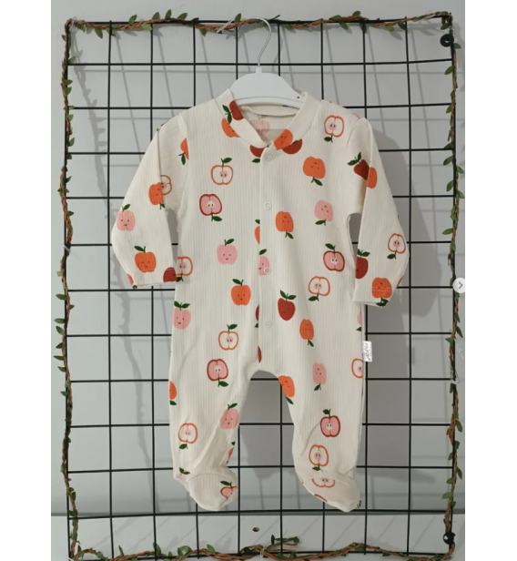 KAMPANYALI PENYE KUMAŞ YUMUŞACIK ÖNDEN ÇITÇITLI BEBE TULUM ÇEŞİTLERİ / ELMA DESEN