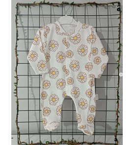 Hakkında daha ayrıntılıKAMPANYALI PENYE KUMAŞ YUMUŞACIK ÖNDEN ÇITÇITLI BEBE TULUM ÇEŞİTLERİ / BEYAZ ZEMİN PAPATYALI