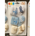 BBS 0-6 AY KAMPANYALI BEBE ÇORAP ÇEŞİTLERİ / DENİZCİ ÇAPA DESEN