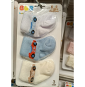 BBS 0-6 AY KAMPANYALI BEBE ÇORAP ÇEŞİTLERİ / MAVİ ARABALI