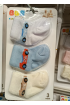 BBS 0-6 AY KAMPANYALI BEBE ÇORAP ÇEŞİTLERİ / MAVİ ARABALI