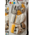 BBS 0-6 AY KAMPANYALI BEBE ÇORAP ÇEŞİTLERİ / M YAZILI SARI
