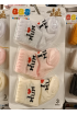 BBS 0-6 AY KAMPANYALI BEBE ÇORAP ÇEŞİTLERİ / MUM YAZILI PEMBE