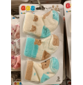 BBS 0-6 AY KAMPANYALI BEBE ÇORAP ÇEŞİTLERİ / TURKUAZ AYILI