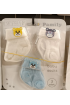 0-6 AY PAMİLY FİGÜRLÜ ÜÇLÜ PENYE ÇORAP ÇEŞİTLERİ / AYICIK DESEN