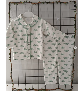 Hakkında daha ayrıntılı3-6 AY TAMAMEN PAMUKLU KUMAŞ ÖNDEN ÇITÇITLI PİJAMA TAKIMI ÇEŞİTLERİ / YEŞİL GÜNEŞLİ