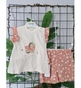 PRETTY KELEBEKLİ AT YAZLIK KIZ TAKIM