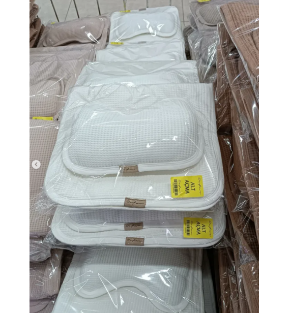 PETEK DOKU TAMAMEN PAMUKLU KUMAŞ MİNDER YASTIK SETLER / RENK SEÇİNİZ