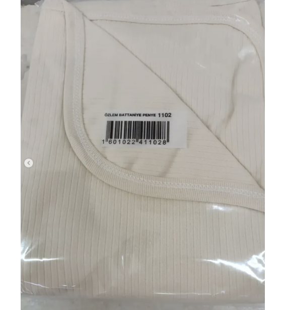 Özlem bebe çift katlı düz renk fitilli penye kundak 90*90 cm yumuşak gramajli pamuklu kumaş/RENK SEÇİNİZ