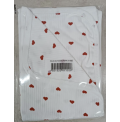 Özlem bebe çift katlı desenli penye kundak( MİNİ KALP DESEN) 90*90 cm yumuşak gramajli pamuklu kumaş