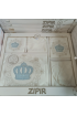 ZIPIR BABY PAMUKLU 10LU KUTULU HASTANE ÇIKIŞI ÇEŞİTLERİ / TAÇLI RENK SEÇİNİZ