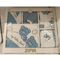 ZIPIR BABY İKİZ PANDALAR 1OLU KUTULU PENYE HASTANE ÇIKIŞI / MAVİ