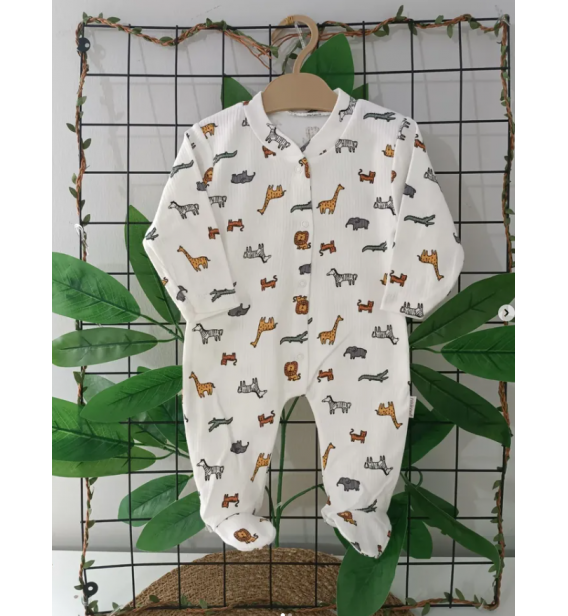 KAMPANYALI PENYE KUMAŞ YUMUŞACIK ÖNDEN ÇITÇITLI BEBE TULUM ÇEŞİTLERİ / ANİMALS DESEN