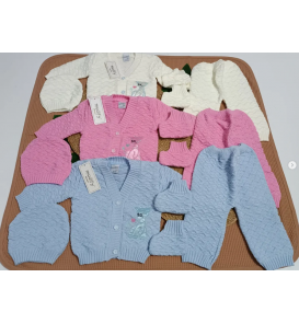 Hakkında daha ayrıntılıMODİFY 6 ay için 4 parça triko bebe set / RENK SEÇİNİZ