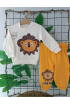 BEBECOCUKREYONU KAMPANYALI TAKIMLAR SERİSİ BEBE TAKIM/ SARI ROAR DESEN