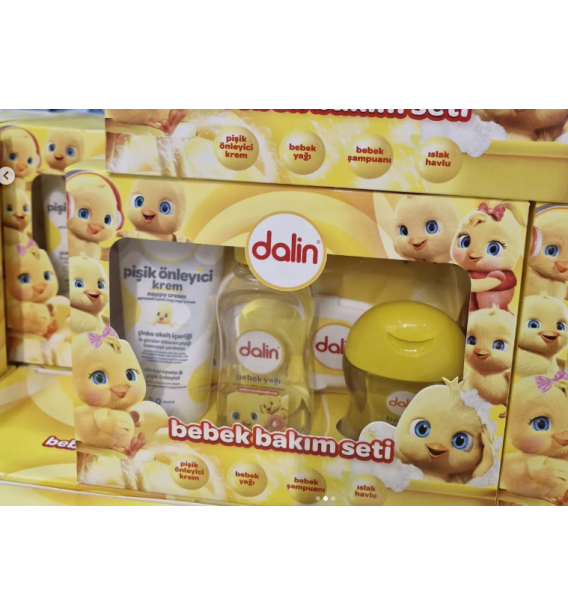 DALİN KAMPANYALI DÖRT PARÇA BEBEK BAKIM SETİ