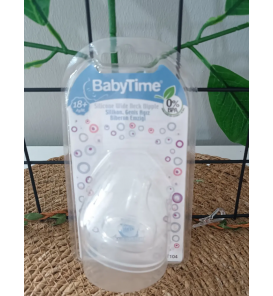 BABY TİME 3 NO (18 AY+) SİLİKON GENİŞ AĞIZLI BİBERON EMZİĞİ