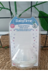 BABY TİME 3 NO (18+) SİLİKON DAMAKLI BEBE EMZİK / şeffaf yeşil papatyalar