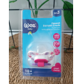 WEE BABY 3 NO (18+) ŞEFFAF DESENLİ DAMAKLI EMZİK / balıklı pembe