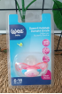 WEE BABY 3 NO (18+) ŞEFFAF DESENLİ DAMAKLI EMZİK / LİTTLE PRİNCESS PEMBE