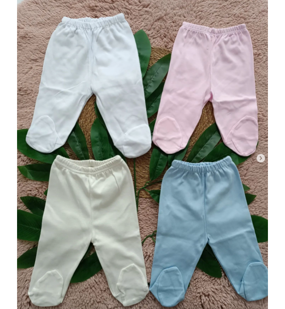 0 3 ay uyumlu penye patikli bebe pantolon