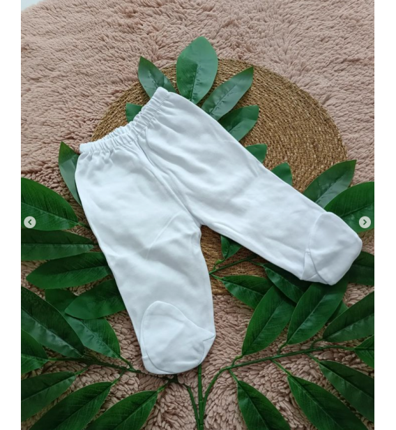 0 3 ay uyumlu penye patikli bebe pantolon