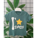 6 AY ORLİ DADY FİTİLLİ PENYE BEBE TİŞÖRT / yeşil