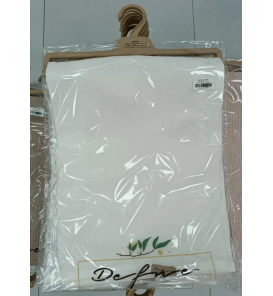 80*90 CM ORGANİK PETEK DOKU TEK KAT BEBE BATTANİYE / RENK SEÇİNİZ