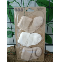 0-6 AY BBS BAMBU ÜÇLÜ PENYE BEBE ÇORAP SET / KAHVE