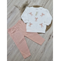 NİKUBY MEVSİMLİK PENYE BEBE EŞOFMAN TAKIMLARI / PUDRA FİYONKLAR FİTTİLİ PENYE