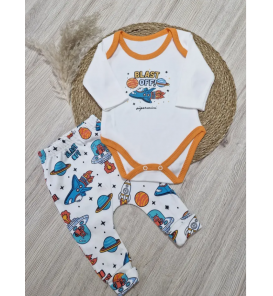 SÜPERMİNİ BADİLİ YUMUŞAK PENYE BEBE TAKIM ÇEŞİTLERİ / ROKET TEMALI