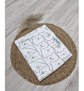 MİNNAKYA 80*90 CM TEK KAT BEBE BATTANİYE ÇEŞİTLERİ / ÜST ÜSTE AYICIKLAR